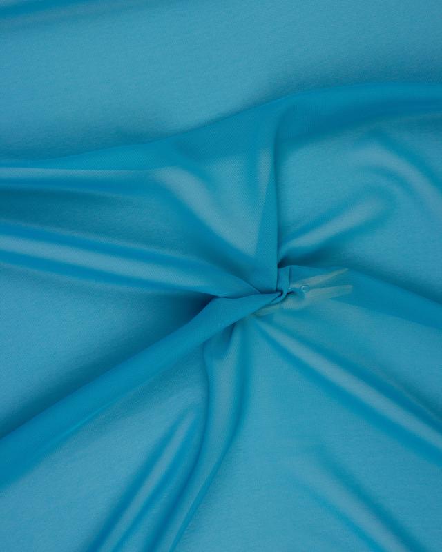 Mousseline Bleu Turquoise - Tissushop